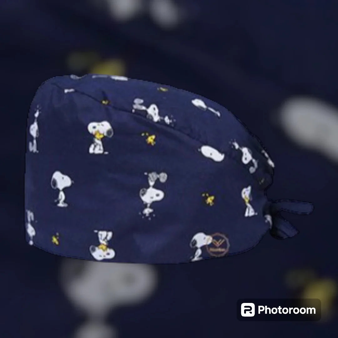 Navy Blue Snoop Scrub Cap